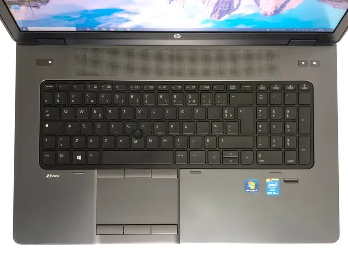 Мобільна робоча станція Б-клас HP ZBook 17 G1 / 17.3" (1920x1080) TN / Intel Core i7-4710MQ (4 (8) ядра по 2.5 - 3.5 GHz) / 16 GB DDR3 / 256 GB SSD / nVidia Quadro K3100M, 4 GB GDDR5, 256-bit / WebCam / Win 10 Pro б/в - зображення 10