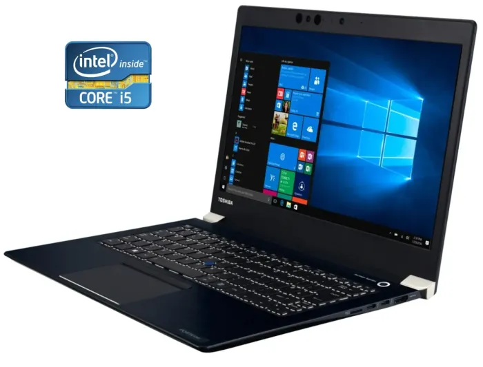 Ультрабук Toshiba Portege X30 / 13.3" (1920x1080) TN / Intel Core i5-7200U (2 (4) ядра по 2.5 - 3.1 GHz) / 8 GB DDR4 / 240 GB SSD / Intel HD Graphics 620 / WebCam / Win 10 Pro б/в - зображення 1