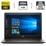 Ноутбук Б-клас Dell Latitude 3490 / 14" (1920x1080) IPS / Intel Core i5-8250U (4 (8) ядра по 1.6 - 3.4 GHz) / 8 GB DDR4 / 128 GB SSD + 320 GB HDD / Intel UHD Graphics 620 / WebCam / Windows 10 Pro б/в