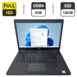 Ультрабук Б-клас Dell Latitude 5480 / 14" (1920x1080) TN / Intel Core i5-6300U (2 (4) ядра по 2.4 - 3.0 GHz) / 8 GB DDR4 / 128 GB SSD / Intel HD Graphic 520 / WebCam / USB Type-C б/в