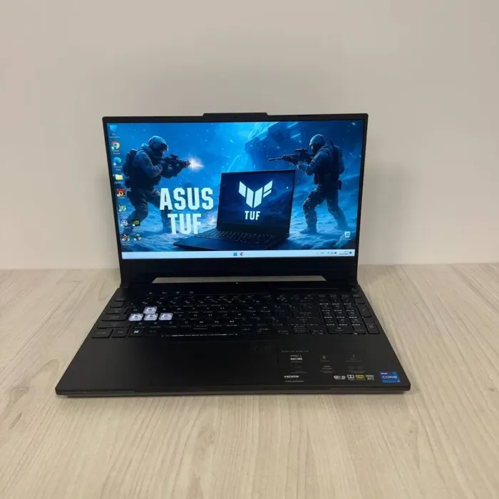 Ігровий ноутбук Asus TUF Dash F15 FX517ZM / 15.6" (1920x1080) IPS / Intel Core i7-12650H (10 (16) ядер по 3,5 - 4,7 ГГц) / 16 ГБ DDR5 / 512 ГБ SSD NVMe / nVidia GeForce RTX 3070, 8 ГБ GDDR6, 256-bit / WebCam б/в - зображення 2