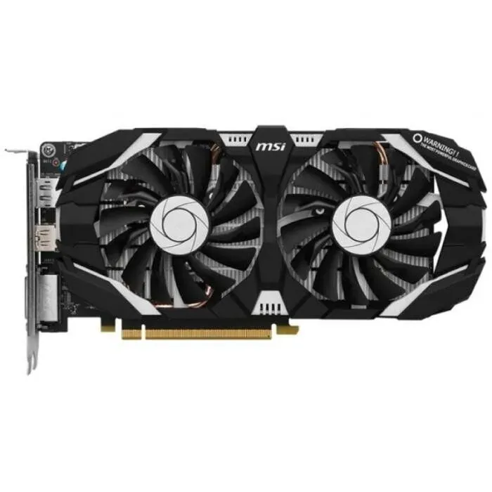 Дискретна відеокарта MSI GeForce GTX 1060 OC, 6 GB GDDR5, 192-bit / DVI, HDMI, DisplayPort б/в - зображення 1