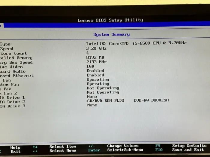 Комп'ютер Lenovo ThinkCentre M700 SFF / Intel Core i5-6500 (4 ядра 3,2 - 3,6 ГГц) / 8 ГБ DDR4 / 240 ГБ SSD + 500 ГБ HDD / Intel HD Graphics 530 / 210 Вт / DVD-RW / DisplayPort б/в - зображення 10