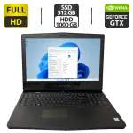 Ігровий ноутбук Dell Alienware 17 R4 / 17,3" (1920x1080) IPS / Intel Core i7-7700HQ (4 (8) ядра по 2,8 - 3,8 ГГц) / 16 ГБ DDR4 / 512 ГБ SSD + 1000 ГБ HDD / nVidia GeForce GTX 1070, 8 ГБ GDDR5, 256-біт / WebCam б/в