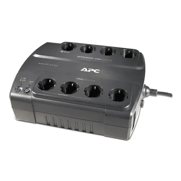 ДБЖ APC Back-UPS ES 550VA (BE550G-RS) / 230 V / 550 V·А / 330W / 8 виходів / RJ-11, RJ-45 / Без АКБ б/в - зображення 1