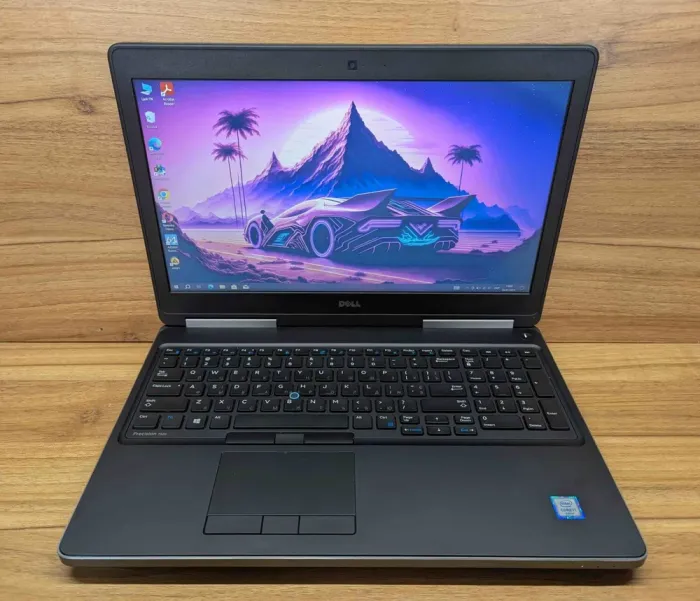 Ноутбук робоча станція Dell Precision 7520 / 15.6" (1920x1080) IPS / Intel Core i7-6820HQ (4 (8) ядра по 2.7 - 3.6 GHz) / 32 GB DDR4 / 480 GB SSD / nVidia Quadro M2200, 4 GB GDDR5, 128-bit / WebCam / Windows 10 б/в - зображення 2