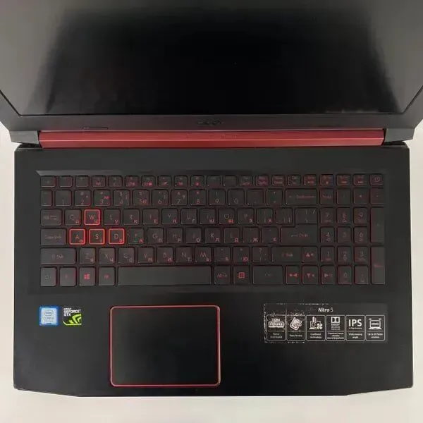 Ігровий ноутбук Б-клас Acer Nitro 5 AN515-51 / 15.6" (1920x1080) IPS / Intel Core i5-7300HQ (4 ядра по 2.5 - 3.5 GHz) / 16 GB DDR4 / 512 GB SSD / nVidia GeForce GTX 1050 Ti, 4 GB GDDR5, 128-bit / WebCam / HDMI б/в - зображення 4