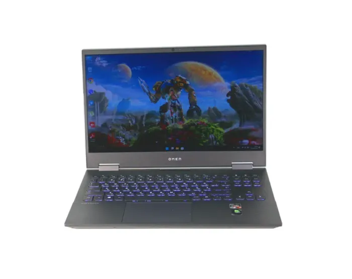 Ігровий ноутбук HP Omen 15 / 15.6" (1920x1080) IPS / AMD Ryzen 7 4800H (8 (16) ядер по 2.9 - 4.2 GHz) / 16 GB DDR4 / 512 GB SSD M.2 / nVidia GeForce RTX 2060, 6 GB GDDR6, 192-bit / WebCam / Win 11 б/в - зображення 2