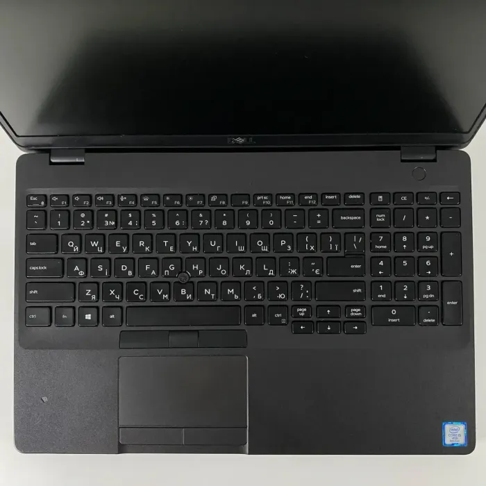 Ультрабук Б-клас Dell Precision 3540 / 15.6" (1366x768) TN / Intel Core i5-8365U (4 (8) ядра по 1.6 - 4.1 GHz) / 8 GB DDR4 / 128 GB SSD / Intel UHD Graphics / WebCam б/в - зображення 3