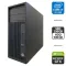 Робоча станція HP Z240 Workstation Tower / Intel Core i7-6700 (4 (8) ядра по 3.4 - 4.0 GHz) / 16 GB DDR4 / 256 GB SSD + 500 GB HDD / nVidia GeForce GTX 1060, 6 GB GDDR5, 192-bit / DVD-ROM б/в