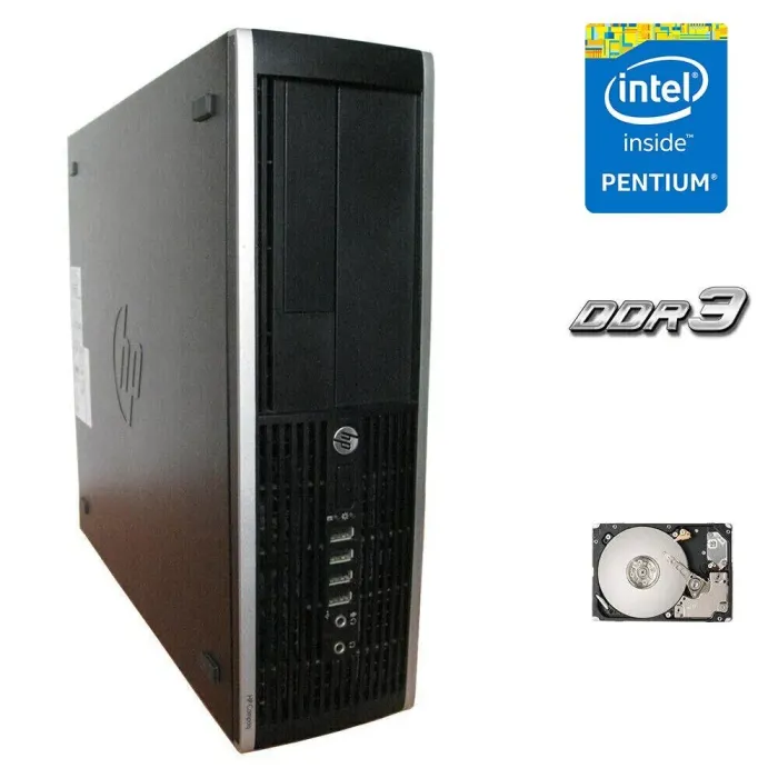 Комп'ютер HP Compaq / Pentium G630 (2 ядра по 2.7GHz) / 4GB DDR3 / 250GB HDD / HD Graphics б/в - зображення 1