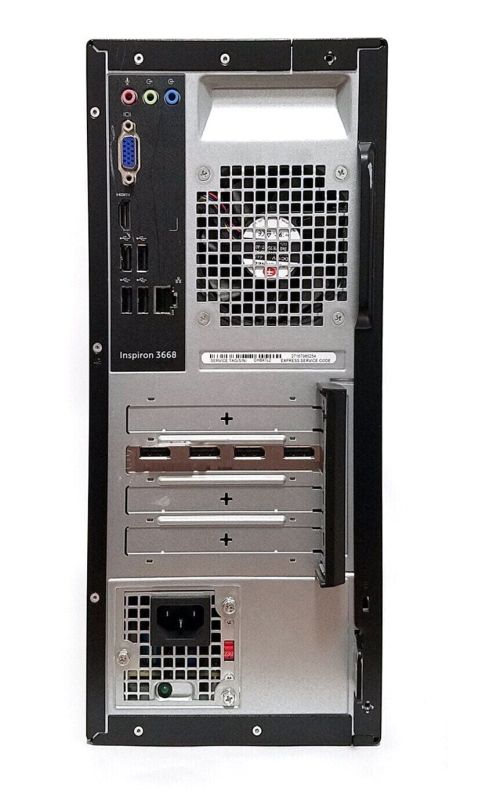 Ігровий ПК Dell Inspirion 3650 / Intel Core i3-6100 (2 (4) ядра по 3,7 ГГц) / 16 ГБ DDR3 / 256 ГБ SSD / nVidia Quadro M2000, 4 ГБ GDDR5, 128-біт / Wi-Fi+Bluetooth / DVD / Win 10 Home Lic б/в - изображение 3