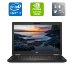 Ноутбук Dell Latitude 5591 / 15.6" (1920x1080) IPS / Intel Core i5-8400H (4 (8) ядра по 2.5 - 4.2 GHz) / 16 GB DDR4 / 256 GB SSD / nVidia GeForce MX130, 2 GB GDDR5, 64-bit / WebCam / TouchID б/в