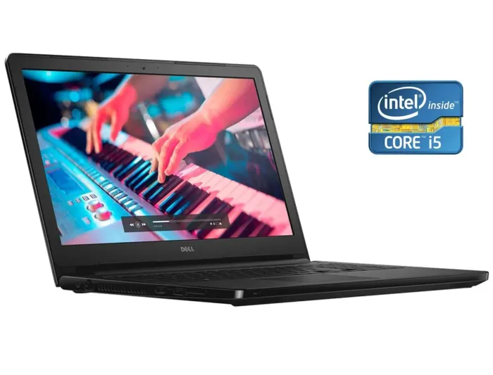 Ноутбук Б-клас Dell Inspiron 5566 / 15.6" (1366x768) TN / Intel Core i5-7200U (2 (4) ядра по 2.5 - 3.1 GHz) / 8 GB DDR4 / 256 GB SSD / Intel HD Graphics 620 / WebCam / DVD-ROM б/в - зображення 1
