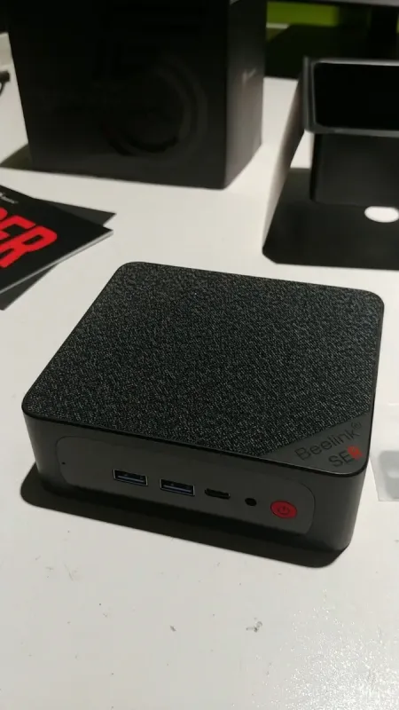 Неттоп Beelink SER5 MAX USFF / AMD Ryzen 7 5800H (8 (16) ядер по 3.2 - 4.4 GHz) / 16 GB DDR4 / 240 GB SSD / AMD Radeon RX Vega 8 Graphics / USB 3.1 / Wi-Fi / Bluetooth / Блок живлення в комплекті б/в - зображення 5