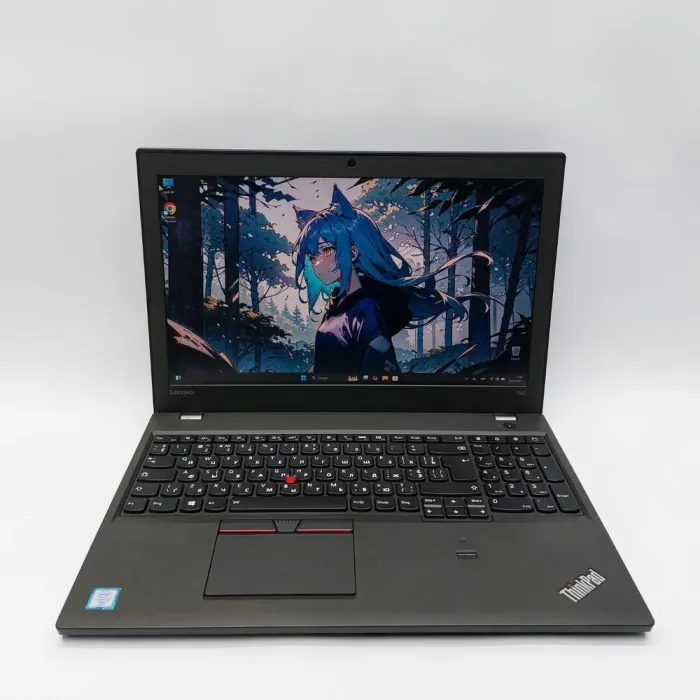 Ноутбук Lenovo ThinkPad T560 / 15.6" (1920x1080) IPS / Intel Core i7-6600U (2 (4) ядра по 2.6 - 3.4 GHz) / 16 GB DDR4 / 256 GB SSD / nVidia GeForce 940MX, 2 GB GDDR5, 64-bit / WebCam б/в - зображення 2
