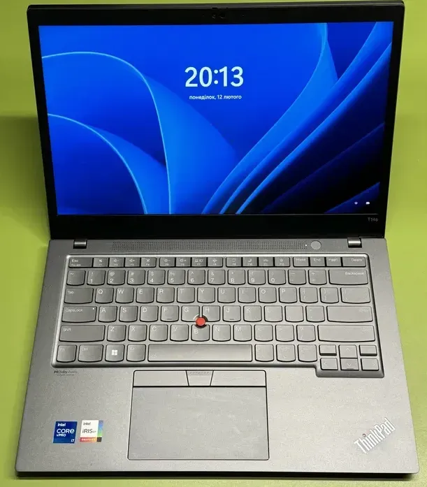 Ультрабук Lenovo Thinkpad T14s / 14" (1920x1080) IPS Touch / Intel Core i7-1165G7 (4 (8) ядра по 2.8 - 4.7 GHz) / 16 GB DDR4 / 512 GB SSD / Intel Iris Xe Graphics / WebCam / Windows 11 Pro Lic б/в - зображення 2
