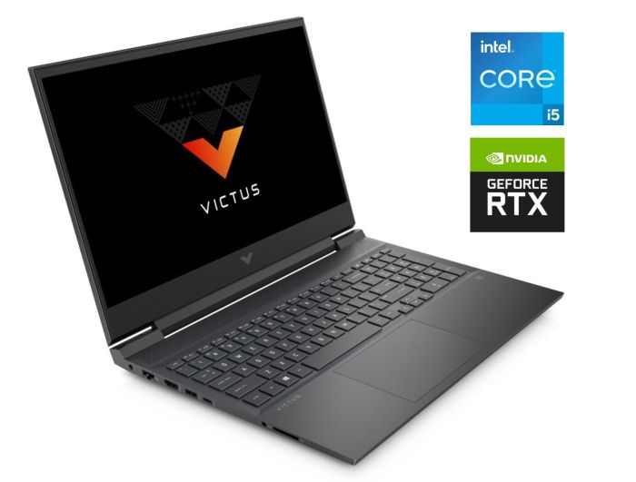 Ігровий ноутбук HP Victus 16-d0013dx / 16.1" (1920x1080) IPS / Intel Core i5-11400H (6 (12) ядер по 2.7 - 4.5 GHz) / 24 GB DDR4 / 1000 GB SSD / nVidia GeForce RTX 3050, 4 GB GDDR6, 128-bit / WebCam / Win 11 Home б/в - зображення 1