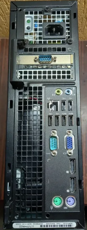 Комп'ютер Dell OptiPlex XE2 D07S SFF / Intel Core i3-4330 (2(4) ядра по 3.5 GHz) / 8 GB DDR3 / 240 GB SSD NEW / HD Graphics 4600 / DVD-RW / Win 10 б/в - зображення 3