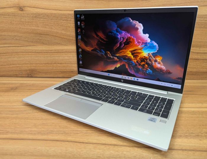 Ультрабук HP EliteBook 850 G7 / 15.6" (1920x1080) IPS / Intel Core i7-10610U (4 (8) ядра по 1.8 - 4.9 GHz) / 16 GB DDR4 / 512 GB SSD / Intel UHD Graphics / WebCam / TouchID / Windows 10 б/в - зображення 5