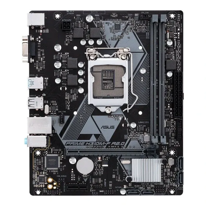 Материнська плата Asus Prime H310M-F R2.0 / Socket LGA1151 / USB 3.1 - зображення 2