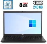 Ультрабук Dell Latitude 7480 / 14" IPS / Core i7-6600U (2(4) ядра по 2.6-3.4GHz) / 8GB DDR4 / 240GB SSD M.2 / HD Graphics 520 / WebCam / HDMI б/в