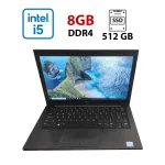Нетбук Dell Latitude 7280 / 12.5" (1920x1080) IPS / Intel Core i5-7300U (2 (4) ядра по 2.6 - 3.5 GHz) / 8 GB DDR4 / 512 GB SSD / Intel HD Graphics 620 / WebCam / Windows 10 Pro Lic б/в