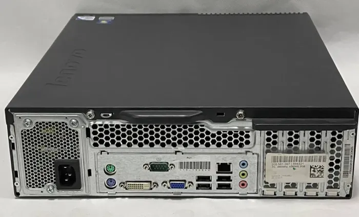 Комплект ПК: комп'ютер Lenovo ThinkCentre M71e SFF / Intel Pentium G850 (2 ядра по 2.9 GHz) / 8 GB DDR3 / 250 GB HDD / Intel HD Graphics / DVD-ROM + Монітор Б-клас Lenovo ThinkVision LT2452pwC / 24" (1920x1200) TN б/в - зображення 10
