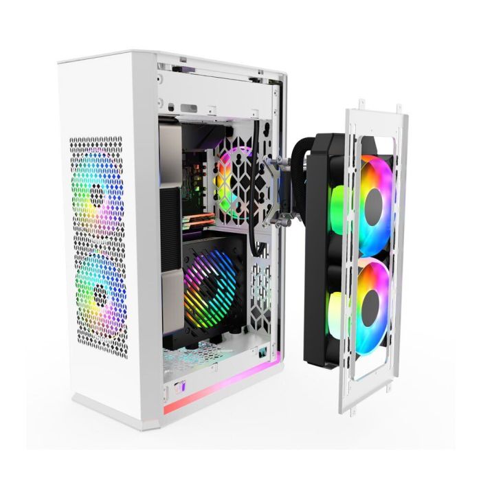 Ігровий ПК Ice UN1-3F2-W-WH White Tower / AMD Ryzen 5 5500 (6 (12) ядер по 3,6 - 4,2 ГГц) / 16 ГБ DDR4 / 480 ГБ SSD / nVidia GeForce GTX 1660 Super, 6 ГБ GDDR6, 192-біт - зображення 4