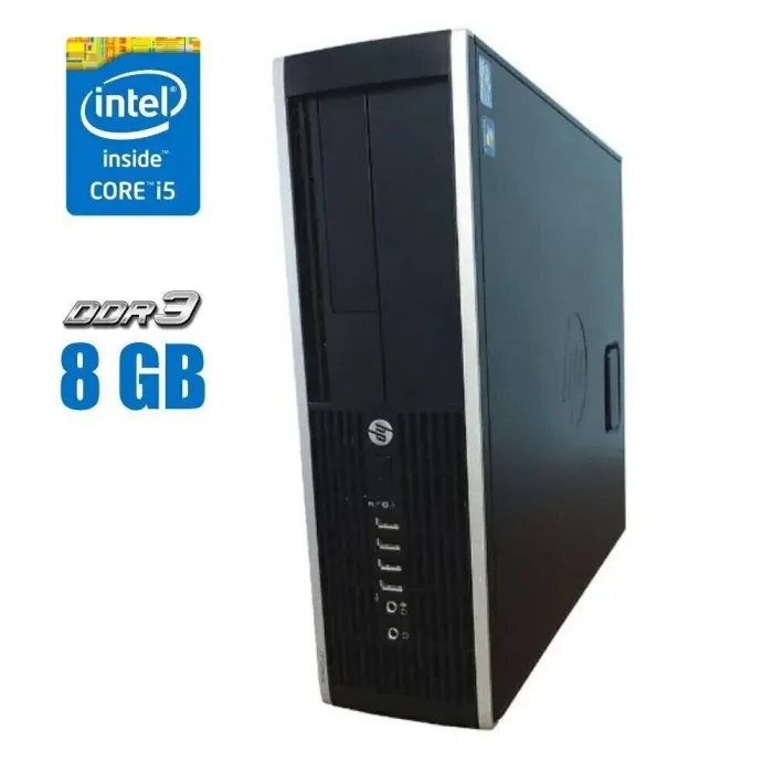 Комп'ютер HP Compaq 6200 Pro SFF / Intel Core i5-2400 (4 ядра по 3.1 - 3.4 GHz) / 8 GB DDR3 / 500 GB HDD / Intel HD Graphics 2000 / DVD-RW б/в - зображення 1