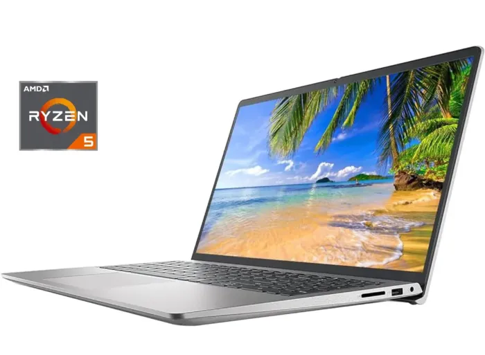 Ультрабук Dell Inspiron 15 3525 / 15.6" (1920x1080) IPS / AMD Ryzen 5 5625U (6 (12) ядер по 2.3 - 4.3 GHz) / 8 GB DDR4 / 512 GB SSD / AMD Radeon Vega 7 Graphics / WebCam / Win 11 Home б/в - зображення 1