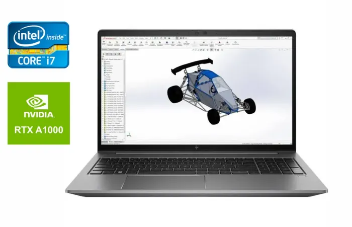 Мобільна робоча станція Б-клас HP zBook Power G9 / 15.6" (1920x1080) IPS / Intel Core i7-12800H (14 (20) ядер по 3.7 - 4.8 GHz) / 32 GB DDR5 / 512 GB SSD / nVidia RTX A1000, 4 GB GDDR6, 128-bit / WebCam / TouchID / Windows 11 б/в - зображення 1