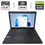 Ноутбук Б-клас Asus Pro PU551L / 15.6" (1366x768) TN / Intel Core i5-4210U (2 (4) ядра по 1.7 - 2.7 GHz) / 8 GB DDR3 / 360 GB SSD / nVidia GeForce 820M, 1 GB GDDR3, 64-bit / WebCam / DVD-ROM б/в
