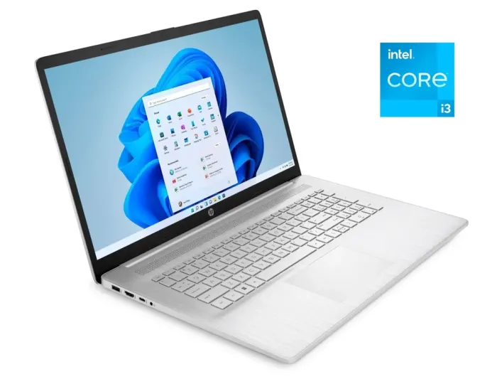 Ноутбук HP 17-cn2083dx / 17.3" (1920x1080) IPS / Intel Core i3-1215U (6 (8) ядер по 1.2 - 4.4 GHz) / 8 GB DDR4 / 256 GB SSD / Intel UHD Graphics / WebCam / Win 11 б/в - зображення 1