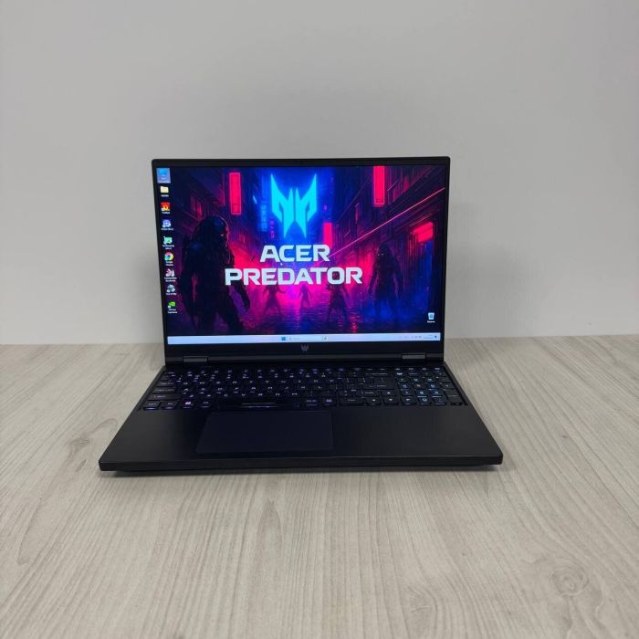 Ігровий ноутбук Acer Predator Helios 16 PH16-71 / 16" (2560x1600) IPS / Intel Core i9-13900HX (24 (32) ядра по 2,2 - 5,4 ГГц) / 16 ГБ DDR5 / 2000 ГБ SSD / nVidia GeForce RTX 4080, 12 ГБ GDDR6, 192-bit / WebCam б/в - зображення 2