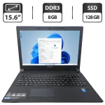 Ноутбук Б-клас Lenovo B50-80 / 15.6" (1366x768) TN / Intel Core i3-5005U (2 (4) ядра по 2.0 GHz) / 8 GB DDR3 / 128 GB SSD / Intel HD Graphics 5500 / WebCam / DVD-ROM б/в