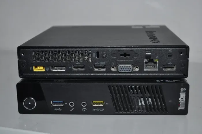 Неттоп Б-клас Lenovo ThinkCentre M73 USFF / Intel Core i3-4160T (2(4) ядра по 3.1 GHz) / 8 GB DDR3 / 120 GB SSD / Intel HD Graphics 4400 + Блок живлення б/в - зображення 5