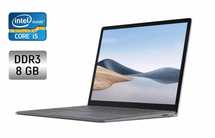 Ультрабук Б-клас Microsoft Surface Laptop 2 / 13.5" (2256x1504) IPS Touch / Intel Core i5-8250U (4 (8) ядра по 1.6 - 3.4 GHz) / 8 GB DDR3 / 128 GB SSD / Intel UHD Graphics 620 / WebCam б/в - зображення 1