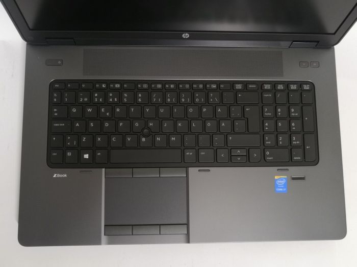 Робоча станція HP ZBook 17 G2 / 17.3" TN / Core i7-4710MQ (4(8) ядра по 2.5-3.5 GHz) / 16GB DDR3 / 256GB SSD / Quadro K3100M, 4GB GDDR5, 256-bit / WebCam / DVD-ROM б/в - зображення 3