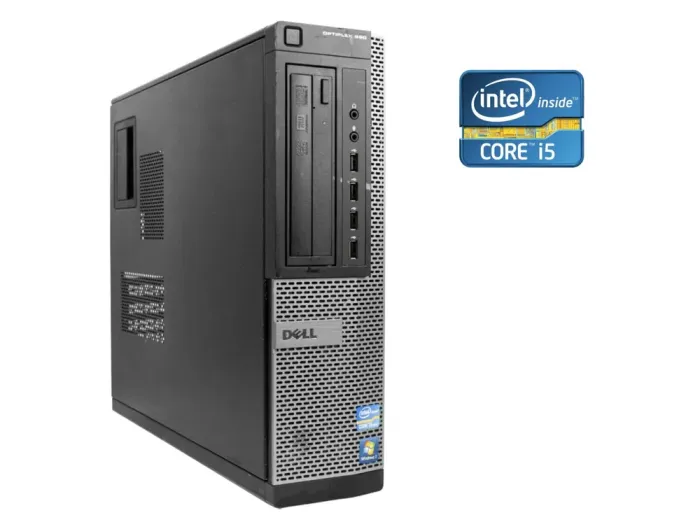 ПК Б-клас Dell OptiPlex 990 DT / Intel Core i5-2500 (4 ядра по 3.3 - 3.7 GHz) / 16 GB DDR3 / 120 GB SSD / Intel HD Graphics 2000 / DVD-RW б/в - зображення 1