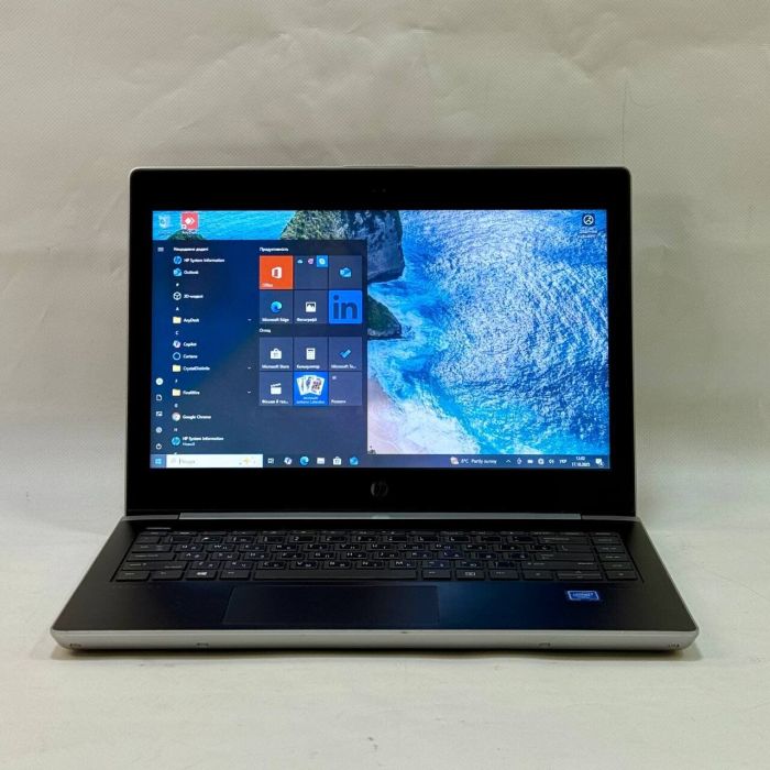 Ультрабук HP ProBook 430 G5 / 13.3" (1366x768) TN Touch / Intel Celeron 3865U (2 ядра по 1.8 GHz) / 8 GB DDR4 / 256 GB SSD / Intel HD Graphics 610 / WebCam / Windows 10 Pro б/в - зображення 2