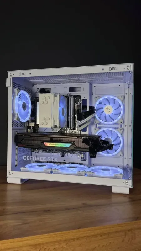 Збірка під замовлення: ігровий ПК PCCooler C3 T500 ARGB White Tower / AMD Ryzen 5 7500F (6 (12) ядер по 3.7 - 5.0 GHz) / 32 GB DDR5 / 2000 GB SSD M.2 / AMD Radeon RX 6800 XT, 16 GB GDDR6, 256-bit / 750W б/в - зображення 7