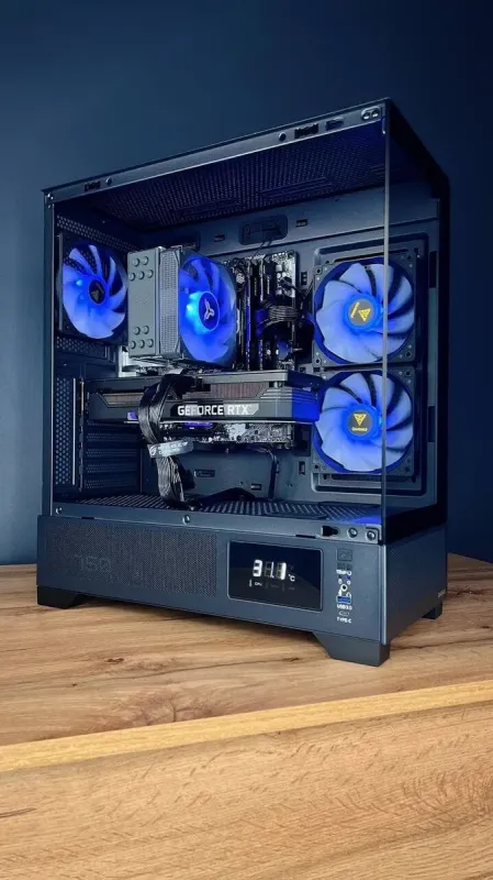 Збірка під замовлення: ігровий ПК Gamdias Atlas M1 Black Tower / AMD Ryzen 5 5600 (6 (12) ядер по 3.5 - 4.4 GHz) / 32 GB DDR4 / 1000 GB SSD M.2 / nVidia GeForce RTX 3070 Ti, 8 GB GDDR6X, 256-bit / 750W б/в - зображення 2