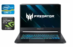 Ігровий ноутбук Acer Predator PT 515-51 / 15.6" (1920x1080) IPS / Intel Core i7-8750H (6 (12) ядер по 2.2 - 4.1 GHz) / 16 GB DDR4 / 512 GB SSD / nVidia GeForce RTX 2060, 6 GB GDDR6, 192-bit / WebCam / Windows 10 б/в