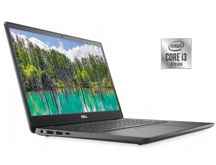 Ультрабук Б-клас Dell Latitude 3410 / 14" (1920x1080) IPS / Intel Core i3-10110U (2 (4) ядра по 2.1 - 4.1 GHz) / 8 GB DDR4 / 256 GB SSD / Intel UHD Graphics / WebCam / Wind 10 Pro б/в - зображення 1