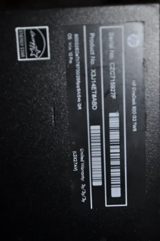 Комп'ютер HP EliteDesk 800 G2 Tower / Intel Core i7-6700 (4 (8) ядра по 3,4 - 4,0 ГГц) / 16 ГБ DDR4 / 240 ГБ SSD / Intel HD Graphics 530 / DVD-ROM / Windows 11 Pro б/в - зображення 4