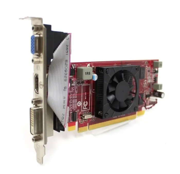 Дискретна відеокарта AMD Radeon HD 7350 OEM, 1 GB GDDR3, 64-bit / DVI, HDMI, VGA - зображення 1