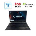 Ігровий ноутбук Б-класу HP Omen 15-dc0051nr / 15.6" (1920x1080) IPS / Intel Core i7-8750H (6 (12) ядра по 2.2 - 4.1 GHz) / 16 GB DDR4 / 256 GB SSD / nVidia GeForce GTX 1060, 6 GB GDDR5, 192-bit / WebCam б/в