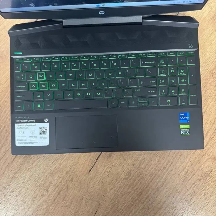 Ігровий ноутбук Б-клас HP Pavilion Gaming 15-dk2003nr / 15.6" (1920x1080) IPS / Intel Core i7-11370H (4 (8) ядра по 3.0 - 4.8 GHz) / 16 GB DDR4 / 512 GB SSD / nVidia GeForce RTX 3050, 4 GB GDDR6, 128-bit / WebCam б/в - зображення 7