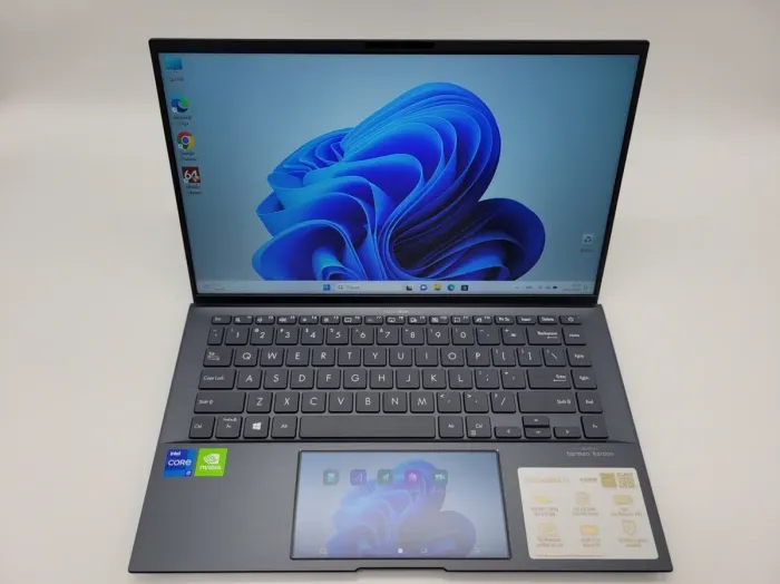 Ігровий ноутбук Asus ZenBook 14 UX435E / 14" (1920x1080) IPS / Intel Core i7-1165G7 (4 (8) ядра по 2.8 - 4.7 GHz) / 16 GB DDR4 / 480 GB SSD M.2 / nVidia GeForce MX450, 2 GB GDDR6, 64-bit / WebCam б/в - зображення 5